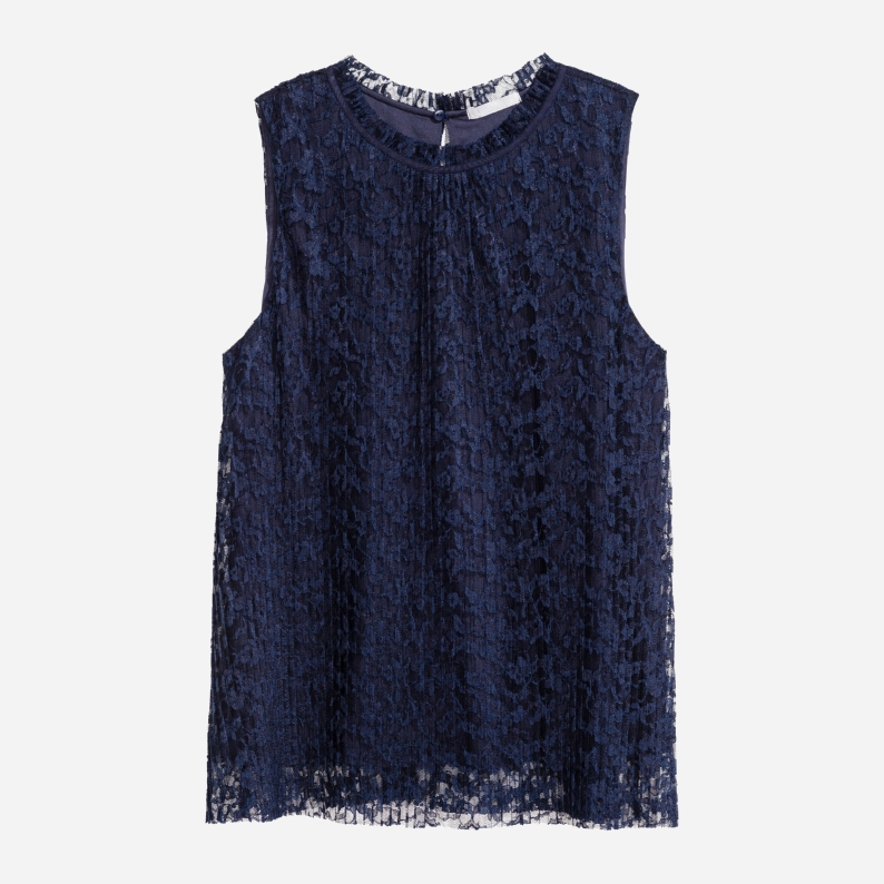 

Блузка H&M 0523151-6  Синяя, Блузка H&M 0523151-6 XS Синяя