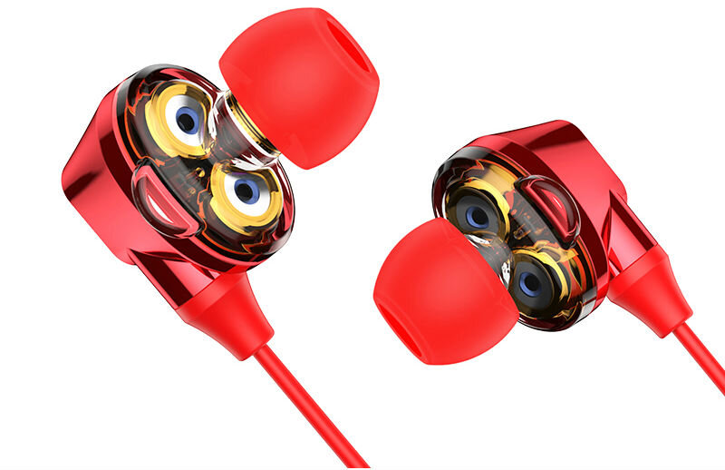 

Наушники Baseus Encok S10 Dual Moving-coil Wireless Headset Red