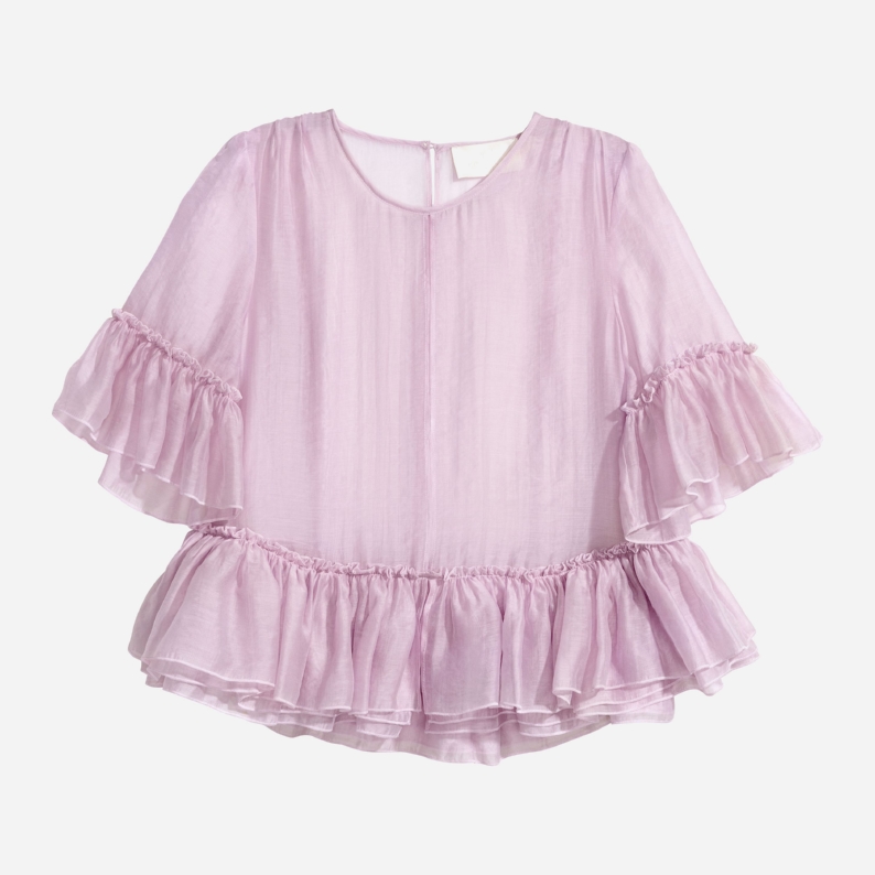 

Блузка H&M 0499010-5  Сиреневая, Блузка H&M 0499010-5 34 Сиреневая
