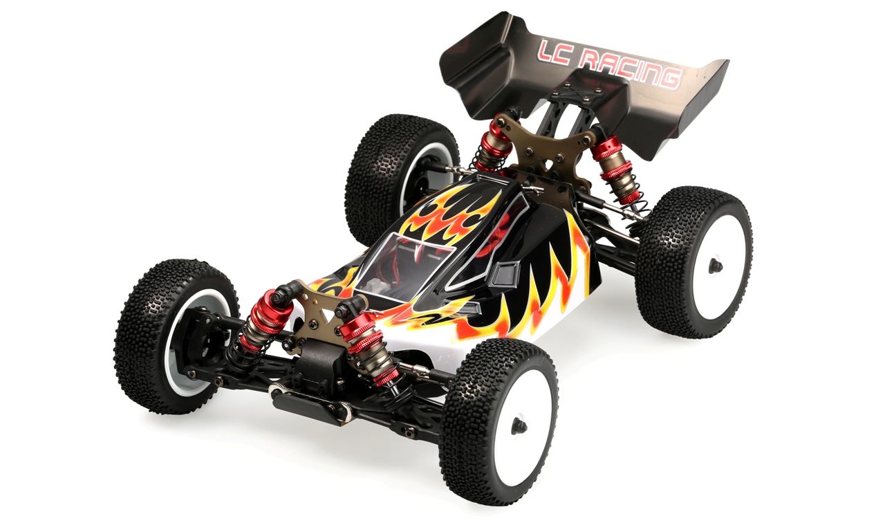 

Багги 1:14 LC Racing 1H На радиоуправлении бесколлекторная (черный) Полноприводная Прочная