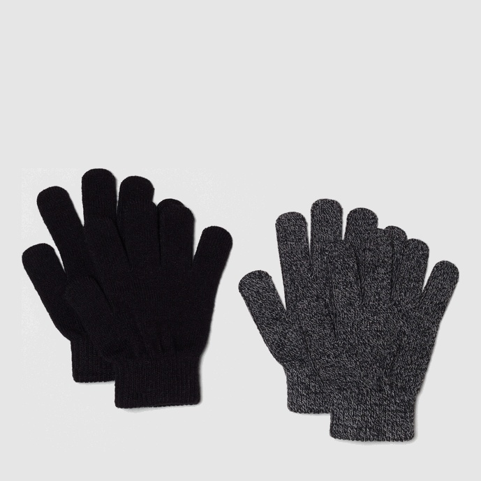 

Перчатки OVS 1369653 S 2 пары Black