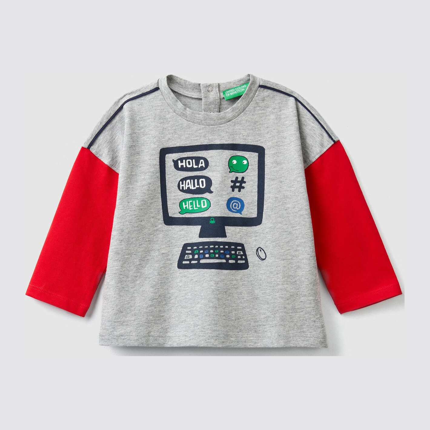 

Футболка с длинными рукавами United Colors of Benetton 3I1XC14RH.P-501 82 см