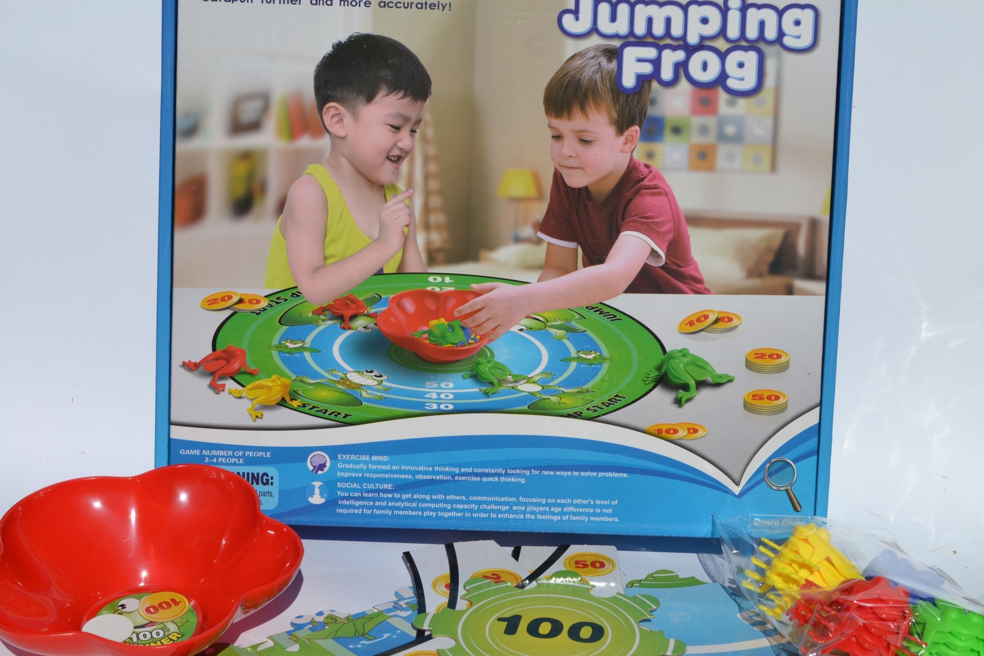 

Настольная игра Renbo Toys Прыгающие жабки