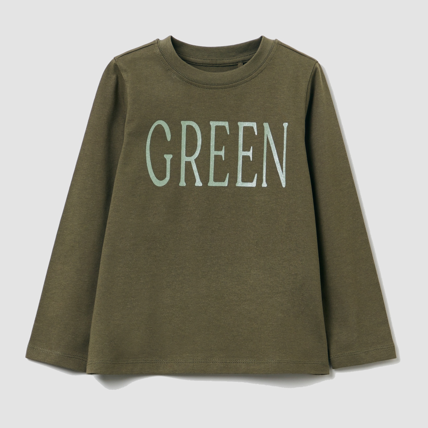 

Футболка с длинными рукавами OVS 1327980 140 см Green