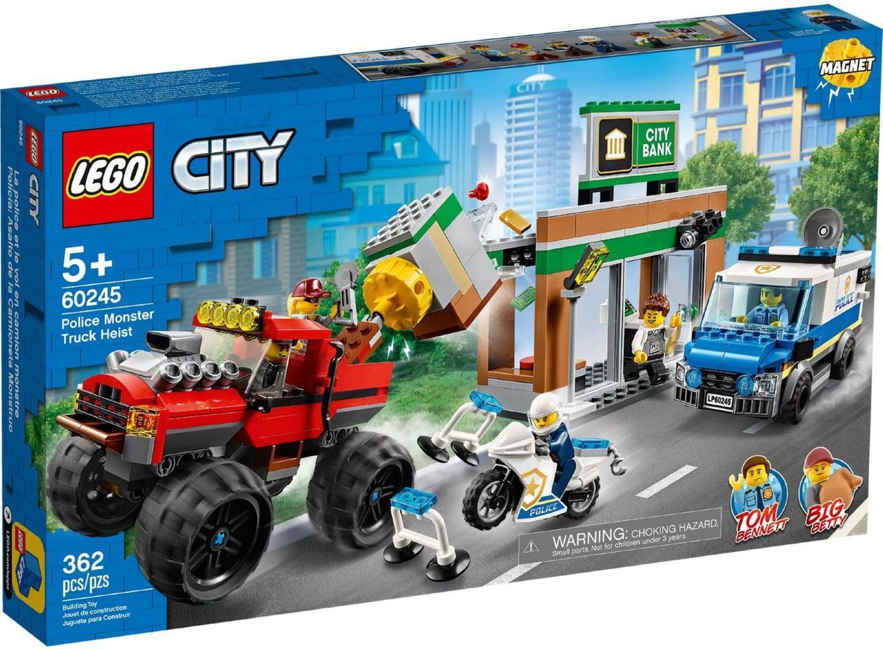 

Lego City Ограбление полицейского монстр-трака Лего Сити 60245