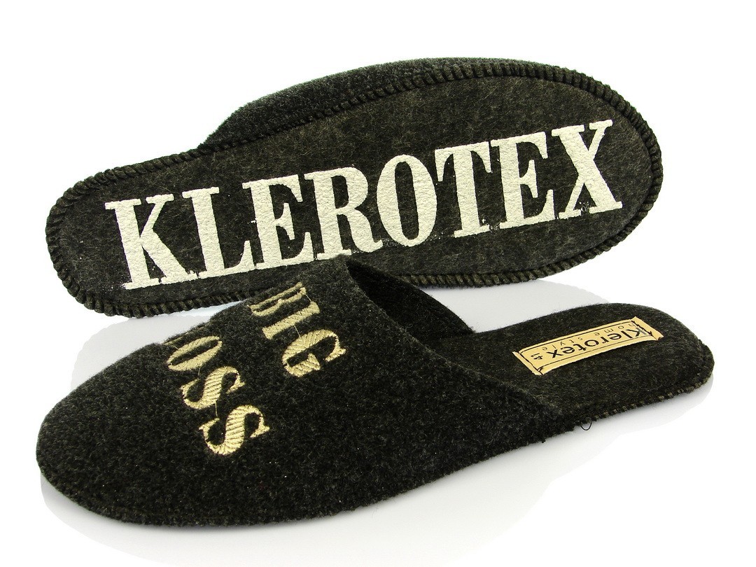 

Комнатные тапочки Klerotex 2324 41р-27см Черный