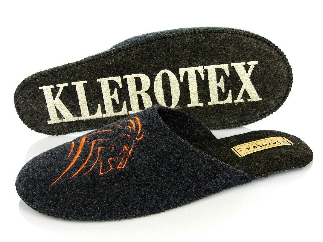 

Комнатные тапочки Klerotex 2325 43р-28,5см Темно-синий