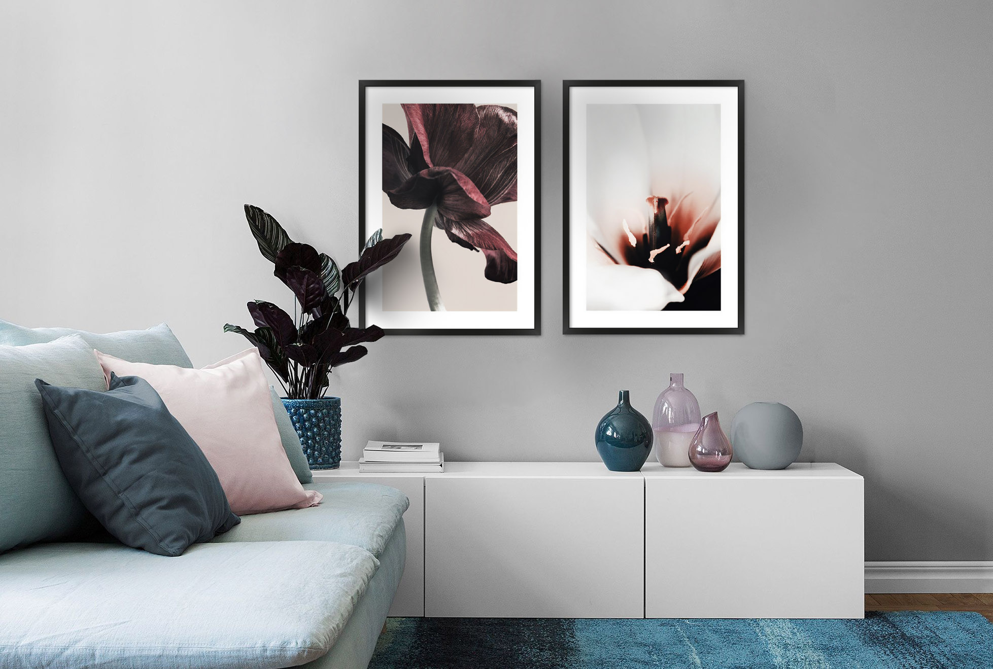 

Набор постеров "Earth Flower Set" без стекла 29.7 x 42 см в чёрной рамке