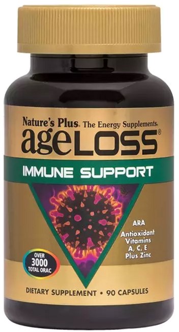 

Поддержка Иммунитета, AgeLoss Immune Support, Natures Plus, 90 капсул (097467080201)