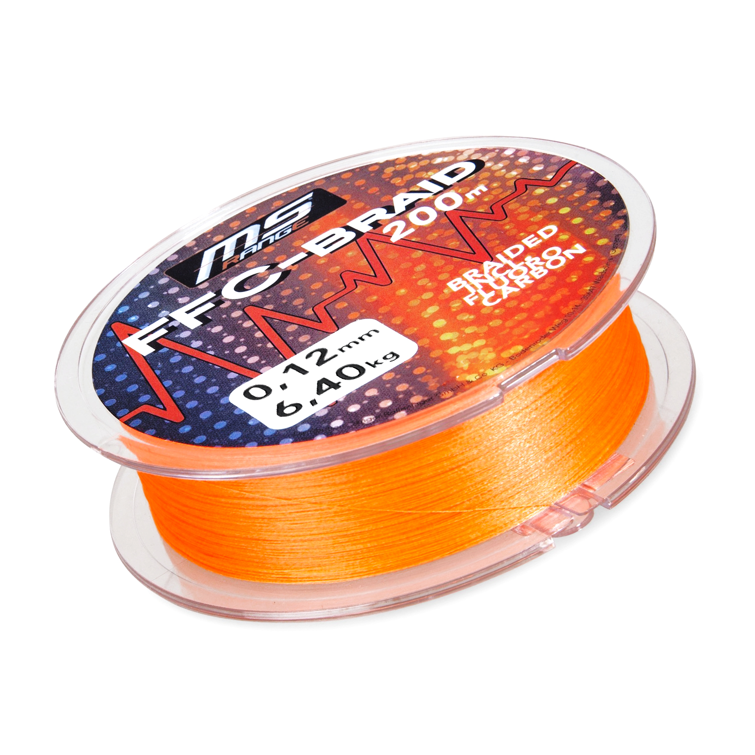 

Плетений шнур MS Range FFC-Braid 0.12mm 6.4kg 200m orange (1406412)