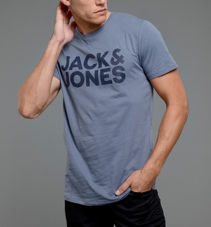 

Футболка Jack & Jones  Голубой 12151955DenimBlue, Футболка Jack & Jones L Голубой 12151955DenimBlue