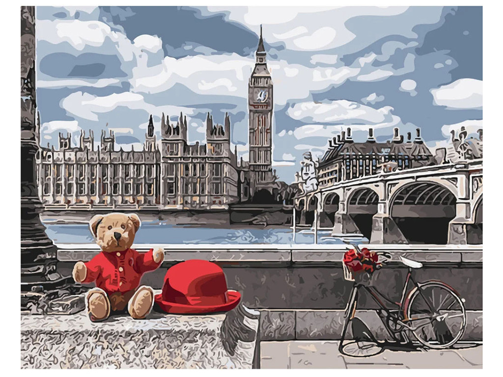 

Картина по номерам Strateg SY-6041 40*50 см Teddy в Лондоне