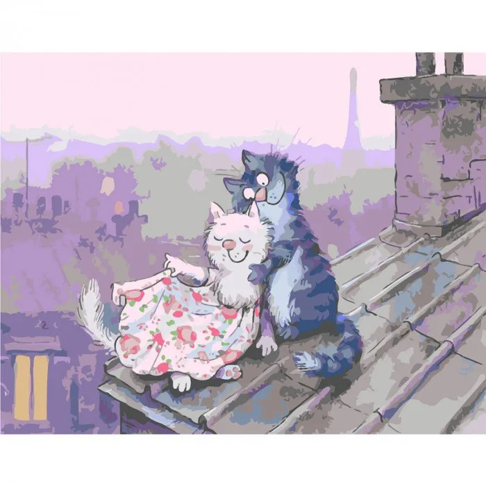 

Картина по номерам Strateg SY-6363 40*50 см Крыша любви