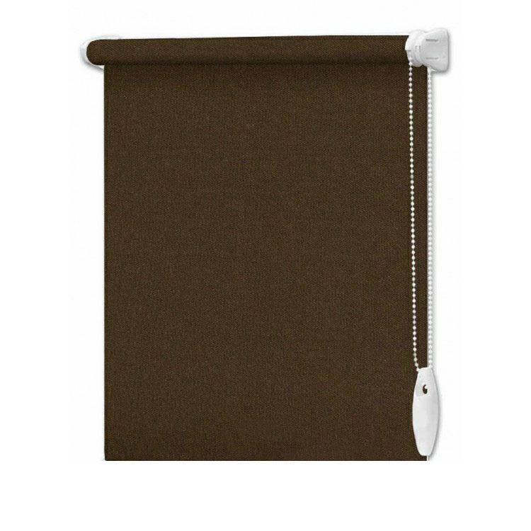 

Рулонная штора термо blackout InterDiz Julia С120 125х185 см открытого типа Темно-коричневый