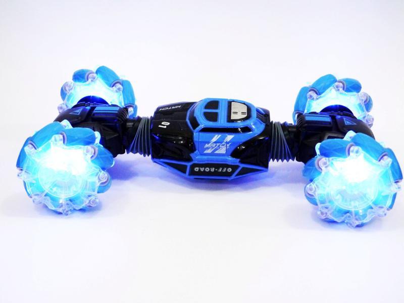 

Машинка перевёртыш внедорожник Hyper Skidding UD2196 Синий управление жестами и пультом (1141838874 2AV)
