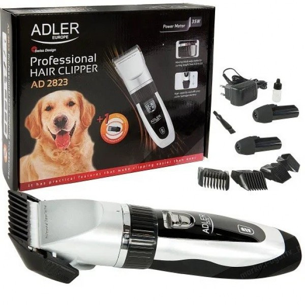 

Машинка для стрижки животных беспроводная Adler AD 2823 на аккумуляторах