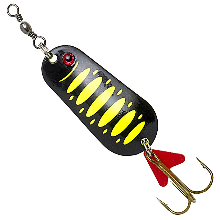 

Блесна-колебалка DAM Effzett Standart 45гр 8см (fluo yellow/black UV)