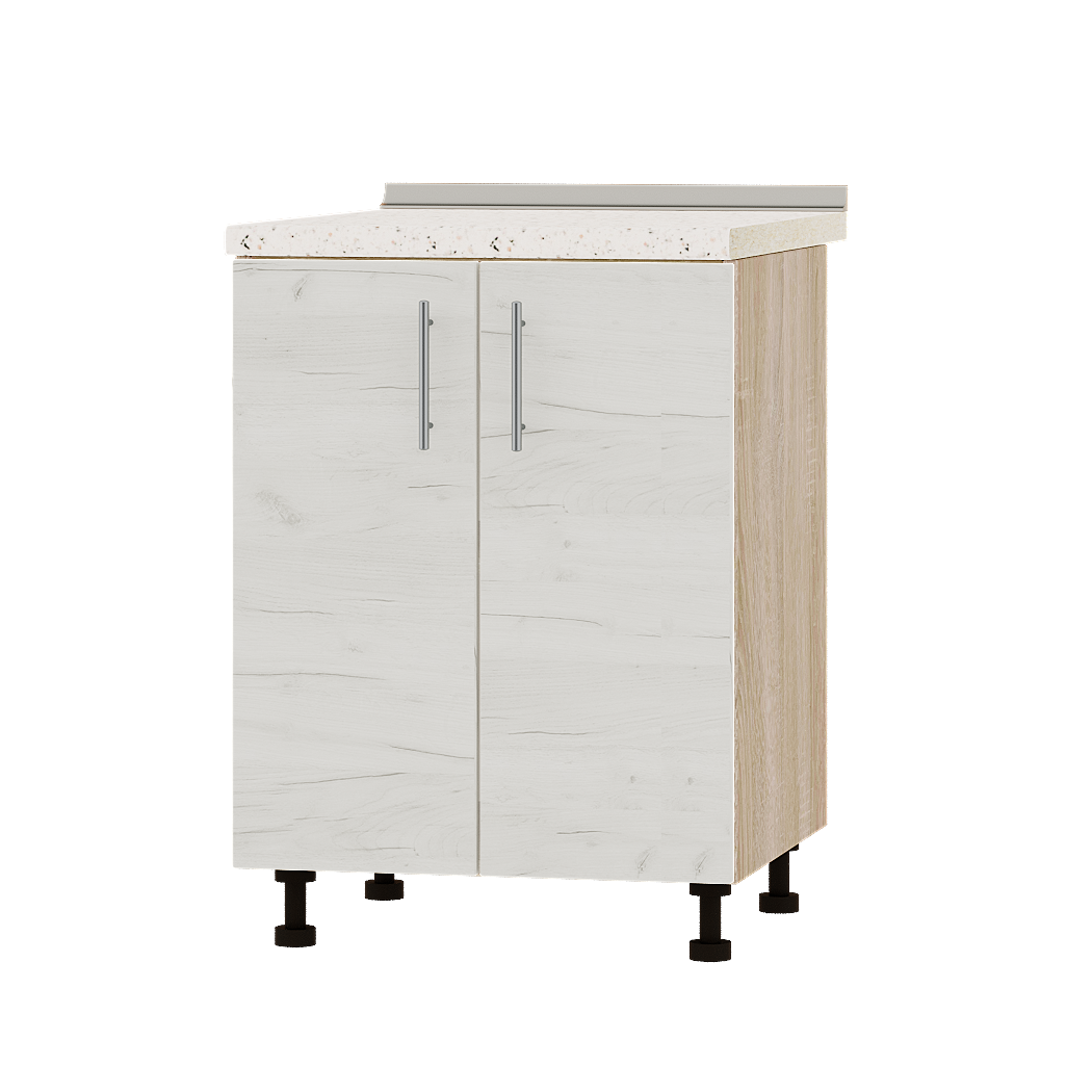 

Кухня Оптима модуль Низ Н82-600 Дуб крафт Белый - Сонома 60х47х82 см