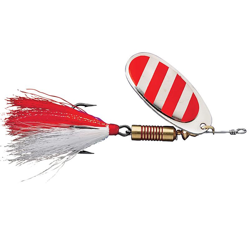 

Блесна-вертушка DAM Effzett Standart Dressed 10гр (red stripes)