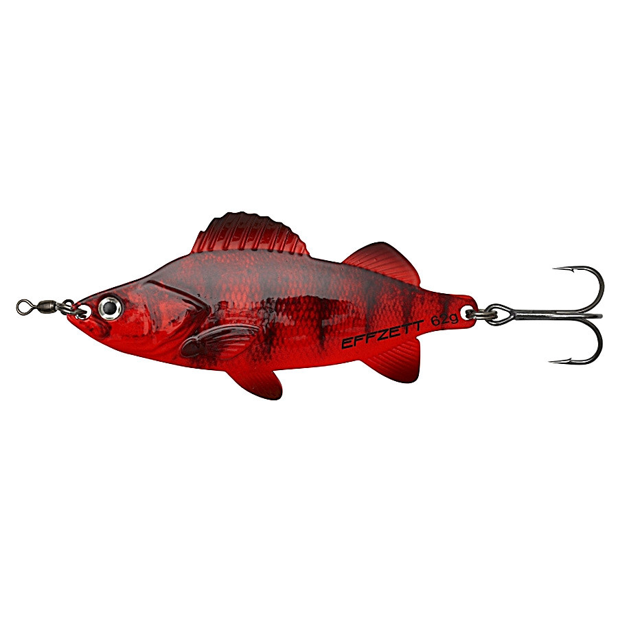 

Блесна-колебалка DAM Effzett Perch Spoon 62гр 11см (blood perch)