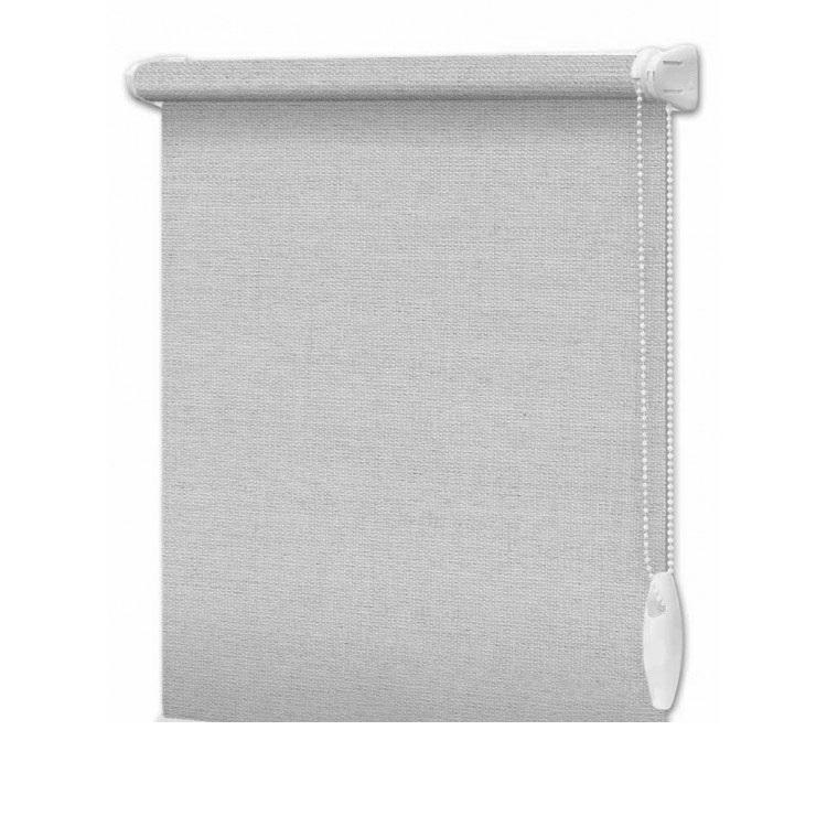 

Рулонная штора термо blackout InterDiz Меланж ВО 6 70х160 см открытого типа Светло-серый