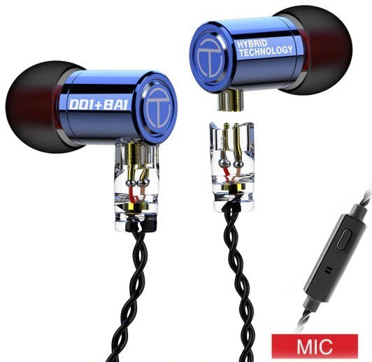 

Наушники гибридные TRN M10 Blue