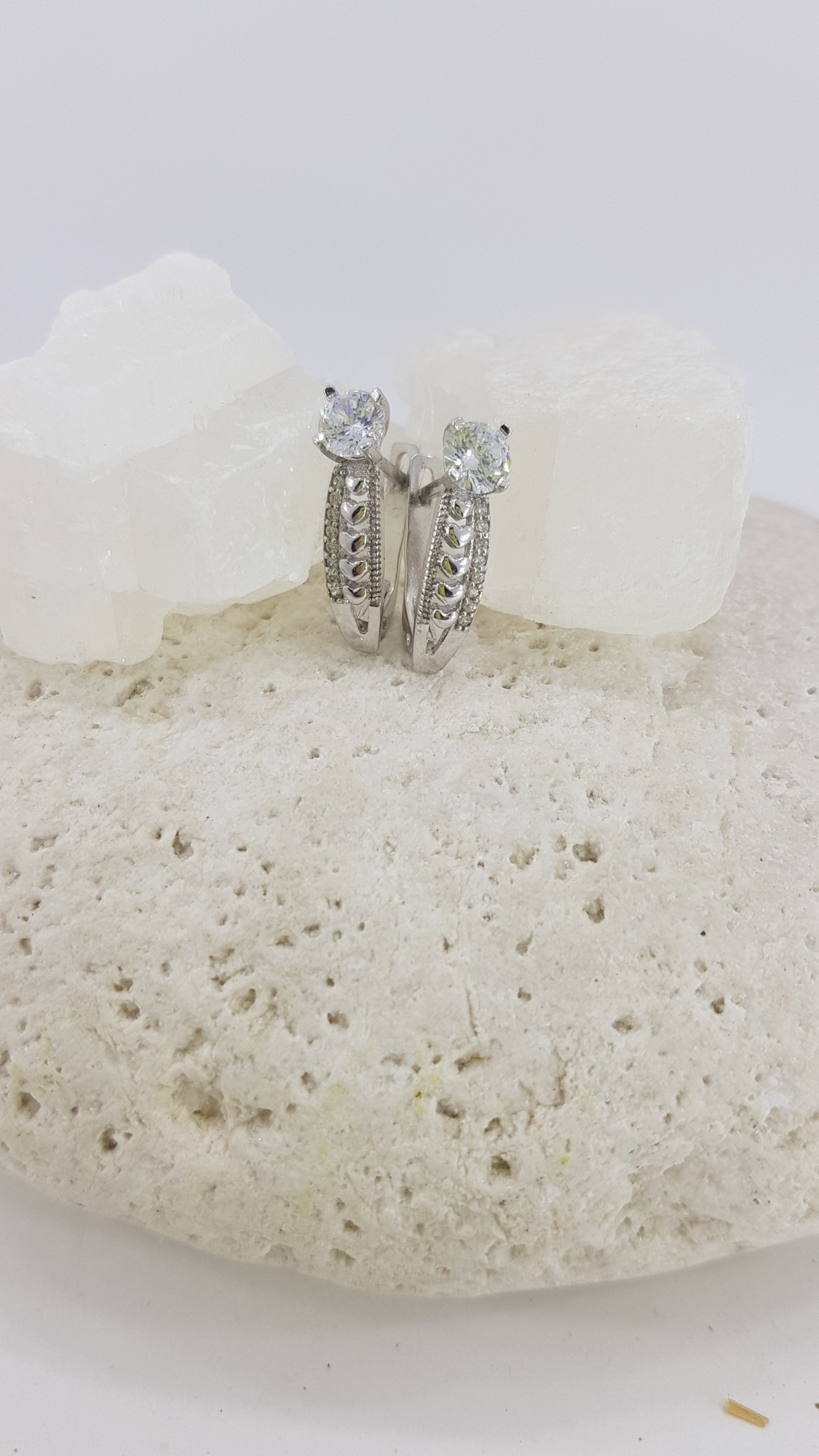 

Серьги из серебра с куб. цирконами (3186.1)