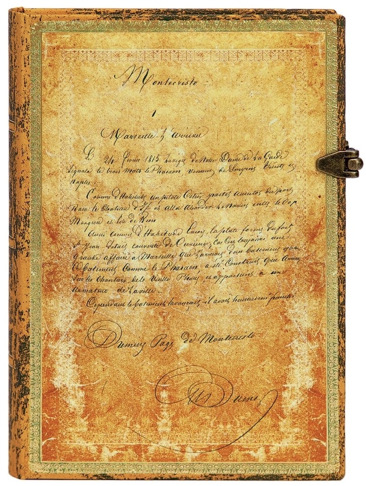 

Блокнот Paperblanks Олександр Дюма середній 13 х 18 см в лінію