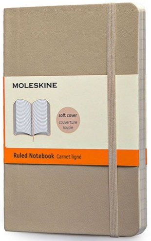 

Блокнот Moleskine Classic кишеньковий 9 х 14 см в лінію пшеничний м'який