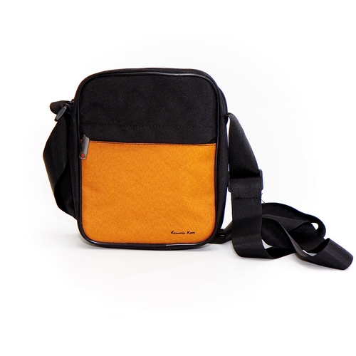 

Мужская сумка Romario Kors WGH Cross-body 2 через плечо Черно-оранжевый (NPL-1101)