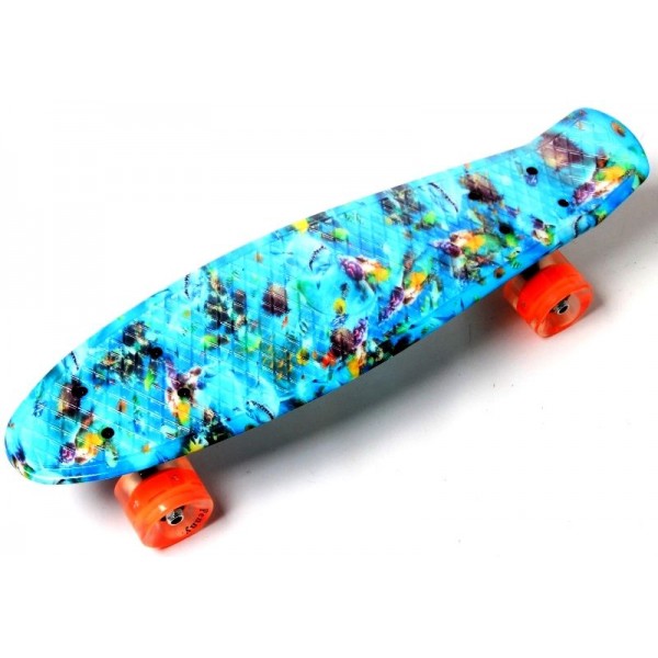 

Пенни борд 22"PU-колеса ABEC-7 "Nemo" Светящиеся колеса