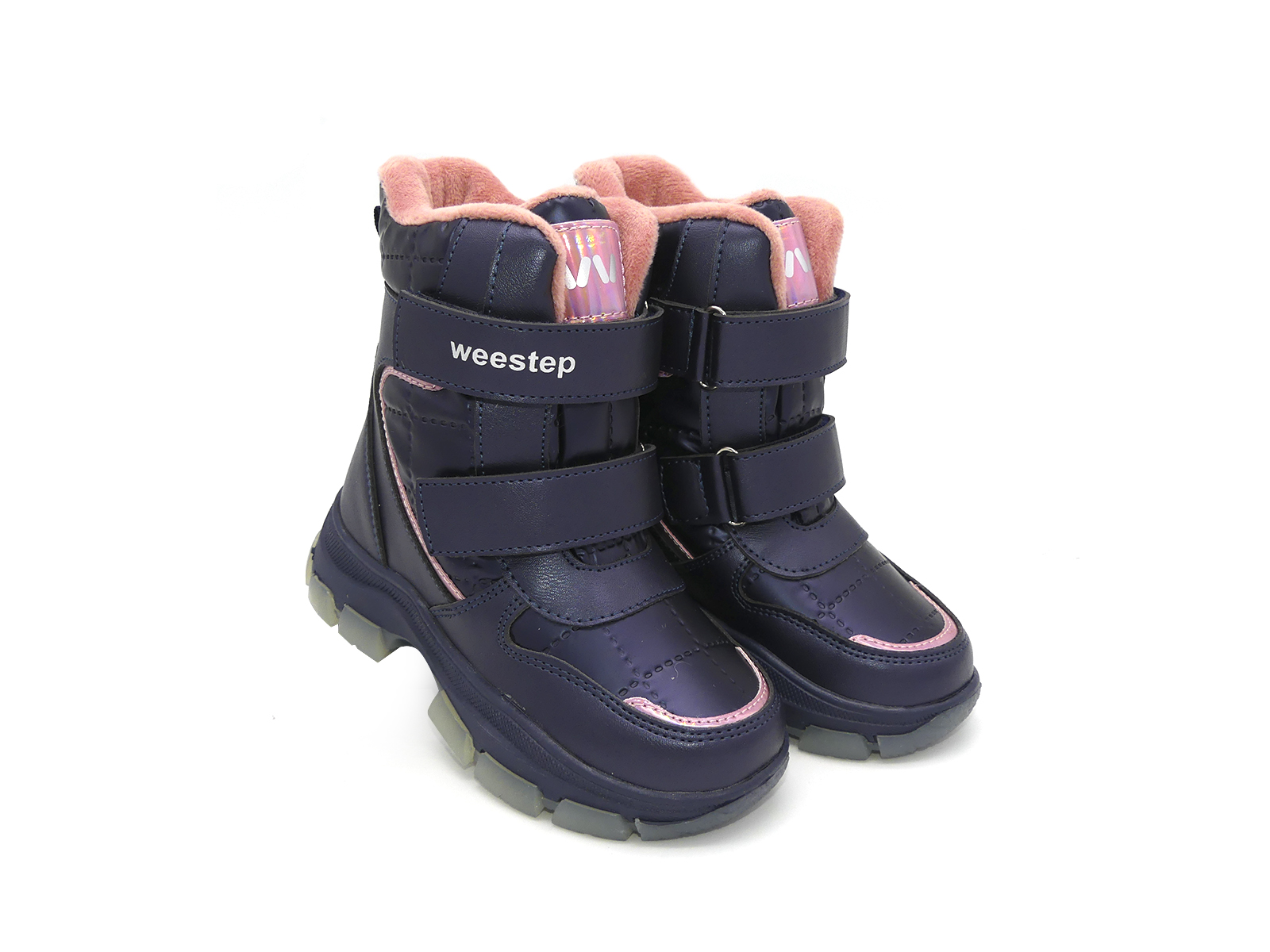 

Термо ботинок Weestep синие с пудровым флисом (357-862) 27(р)