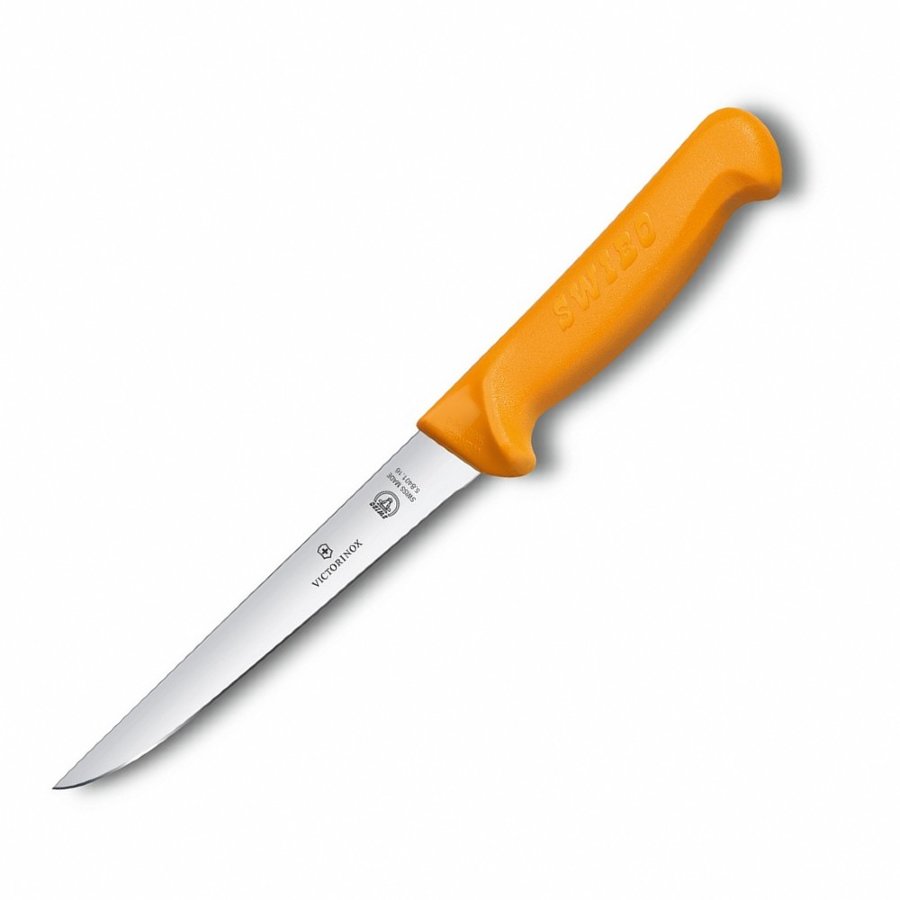 

Кухонный нож Swibo Boning 18см прямой с желт. ручкой (Vx58401.18)