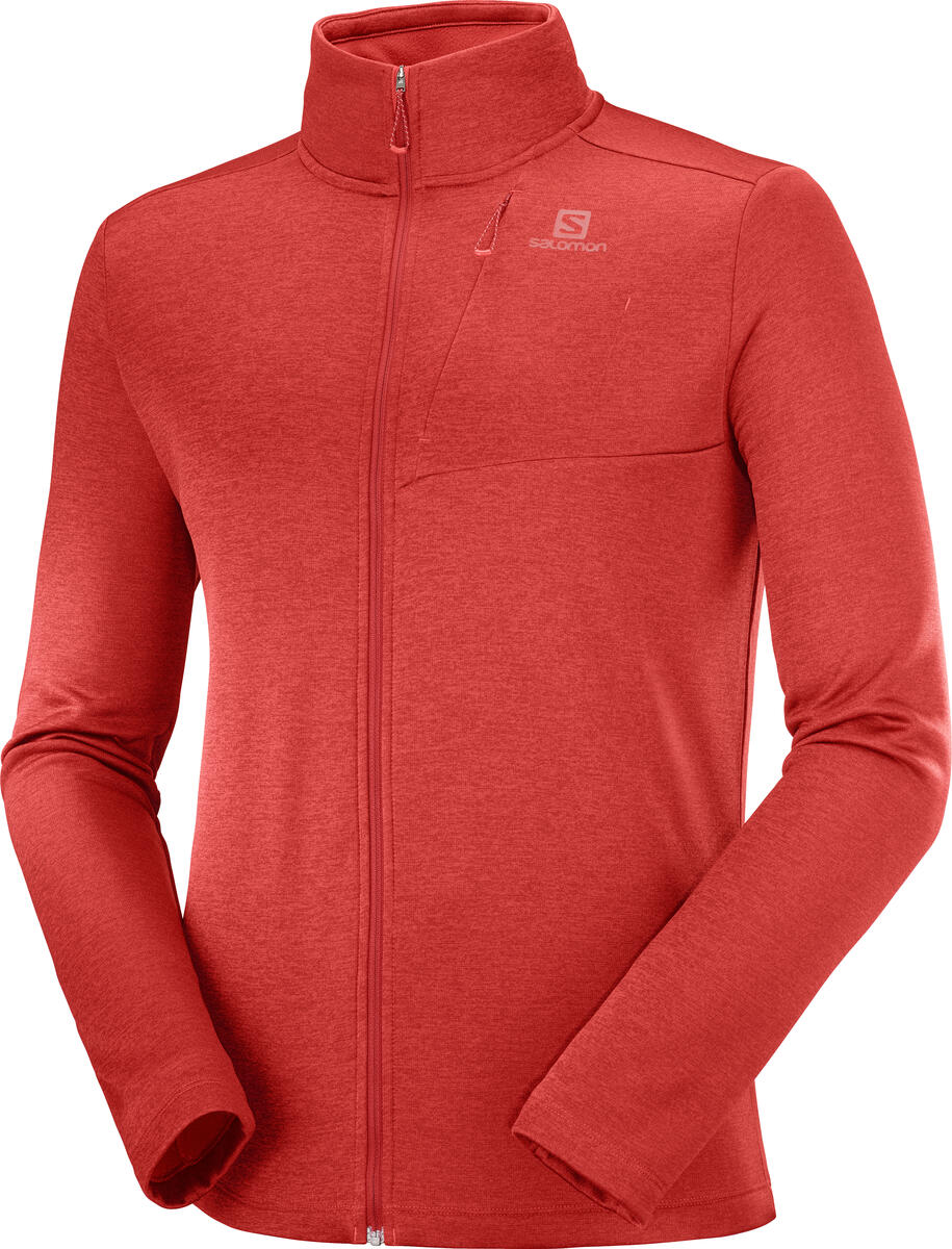 

Кофта SALOMON TRANSITION FZ MID  красный sC15931, Кофта SALOMON TRANSITION FZ MID M красный sC15931-M