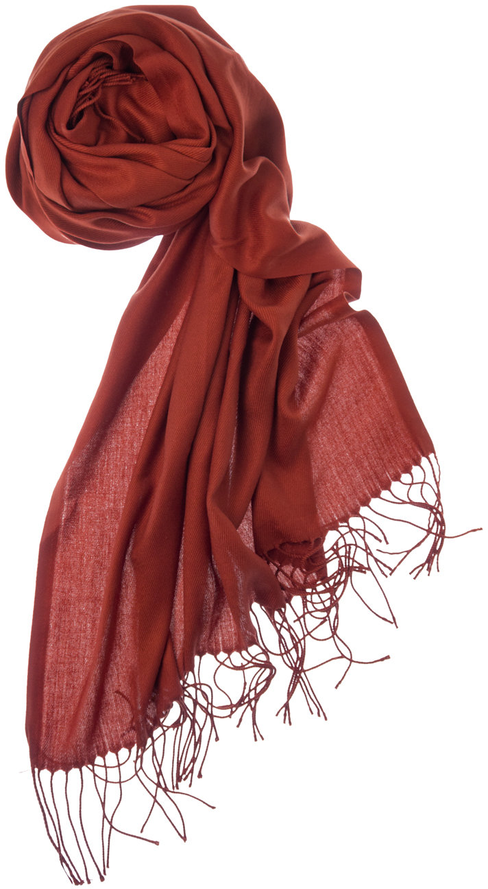 

Палантин Pashmina коричневый