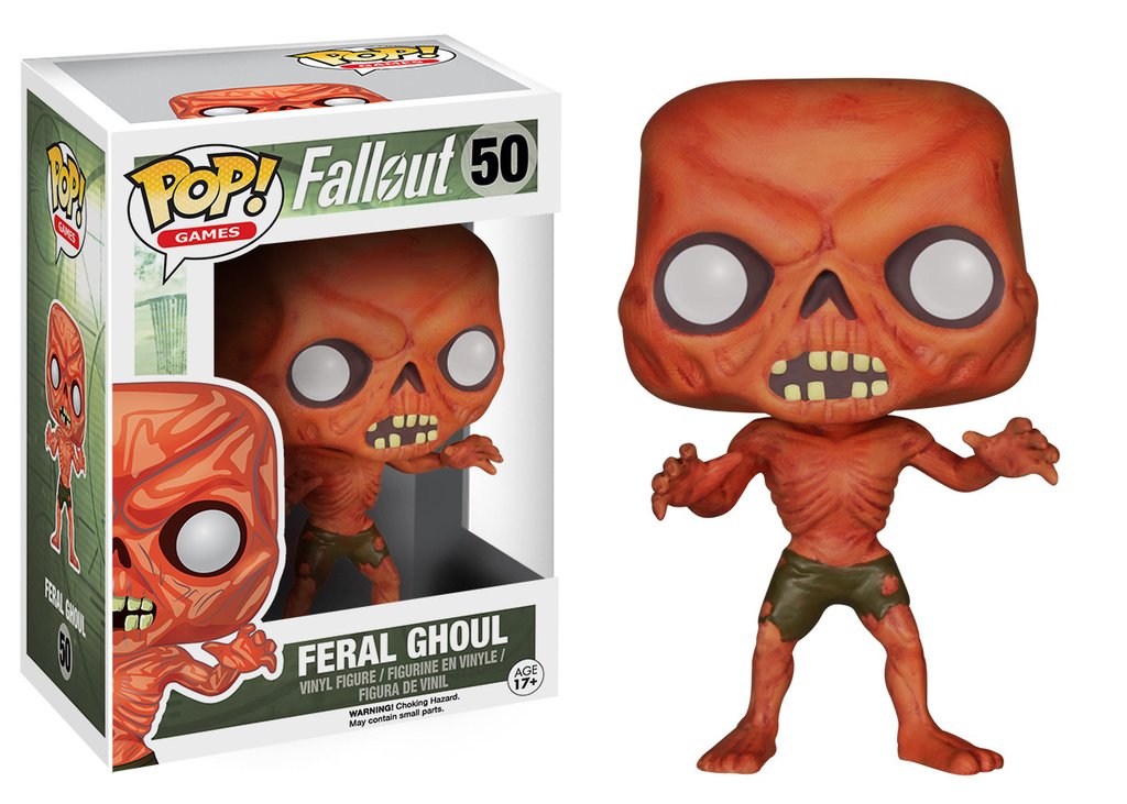 

Игровая виниловая фигурка Funko POP! Серии Fallout - Дикий Гуль, 9.6 см