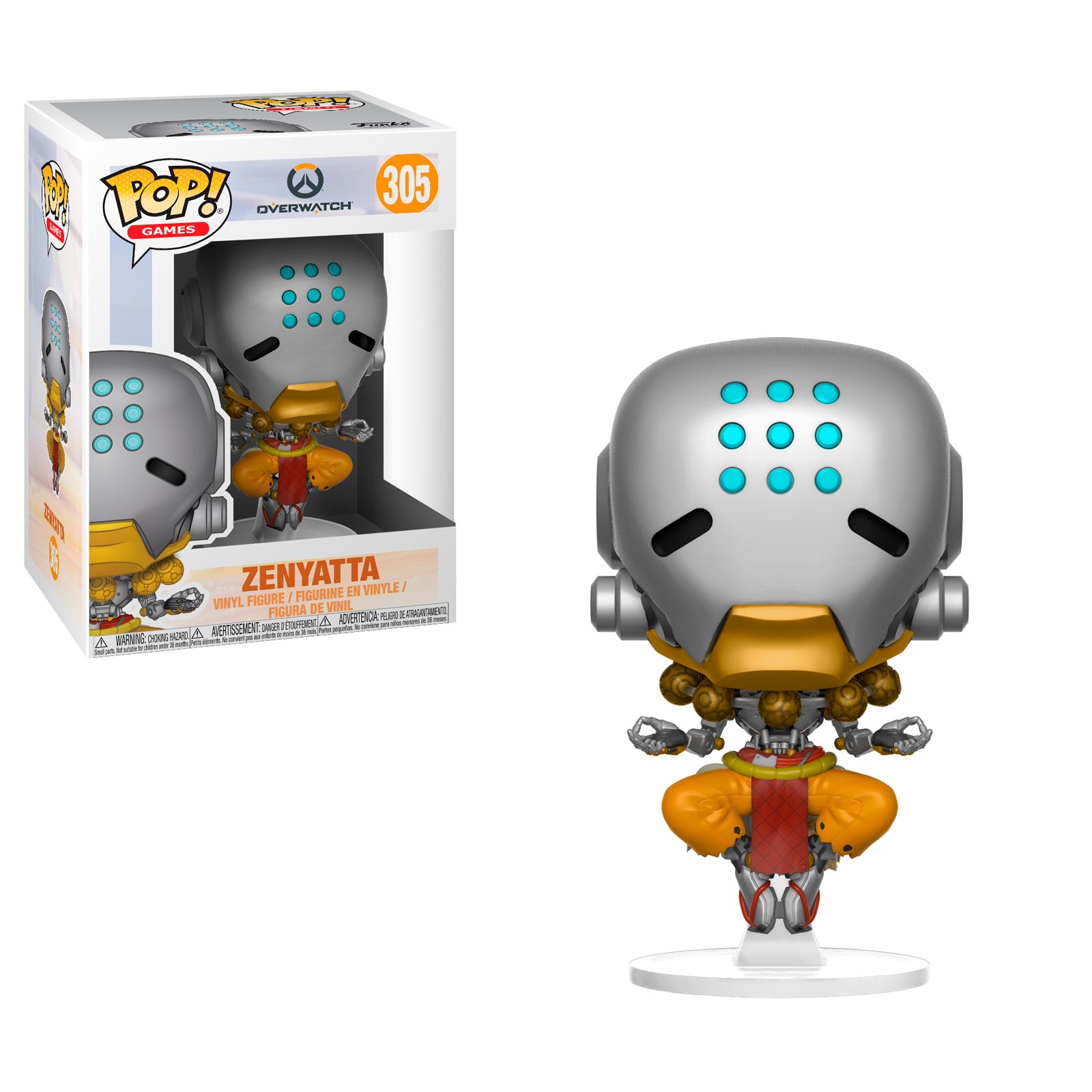 

Игровая виниловая фигурка Funko POP! Серии Overwatch - Дзенъятта, 9,6 см