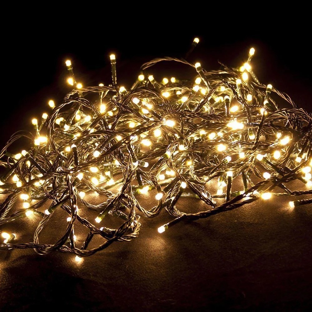 

Светодиодная гирлянда на окно "500LED" 32м (Тёплый белый) светодиодные огоньки (1008961-White)
