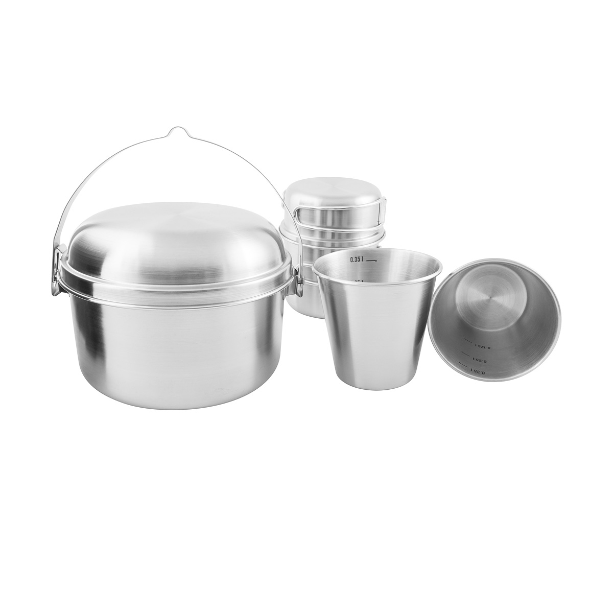 

Набор посуды Tatonka Mini Set II Серебристый