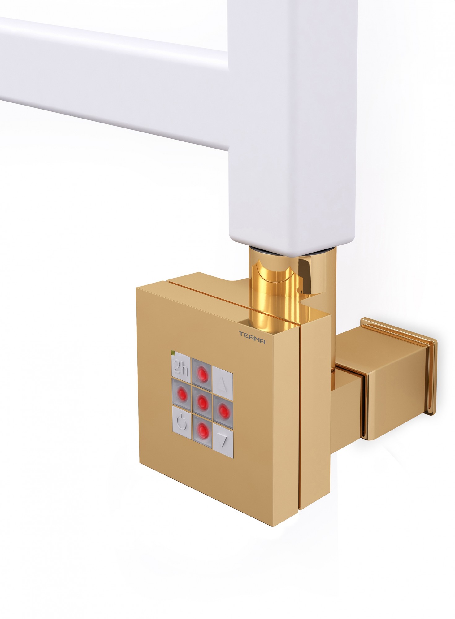 

ЭлектроТЭН у полотенцесушитель Terma KTX 2 с маскировкой провода, регулятором, золото (gold) 800 Вт