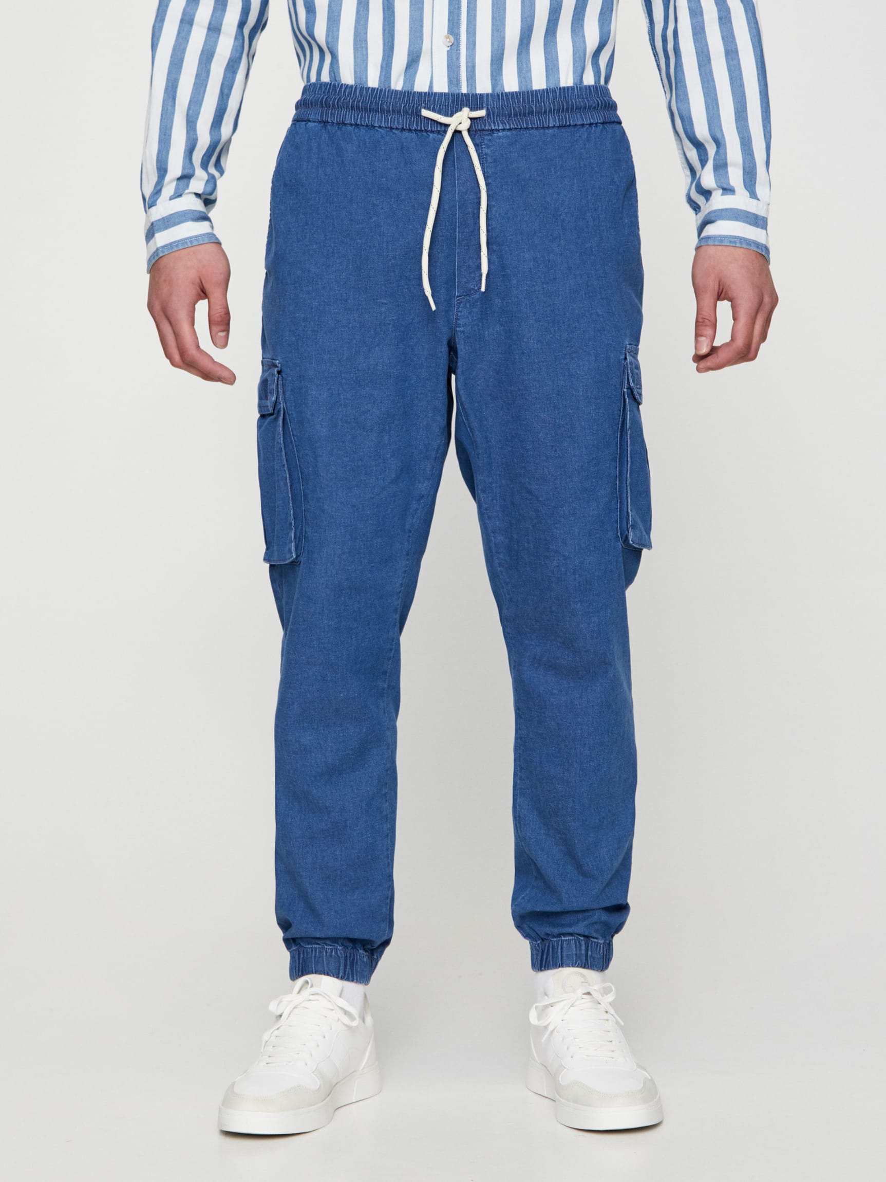 

Джинсы Pull & Bear 5684/524/427 M Голубые джинс