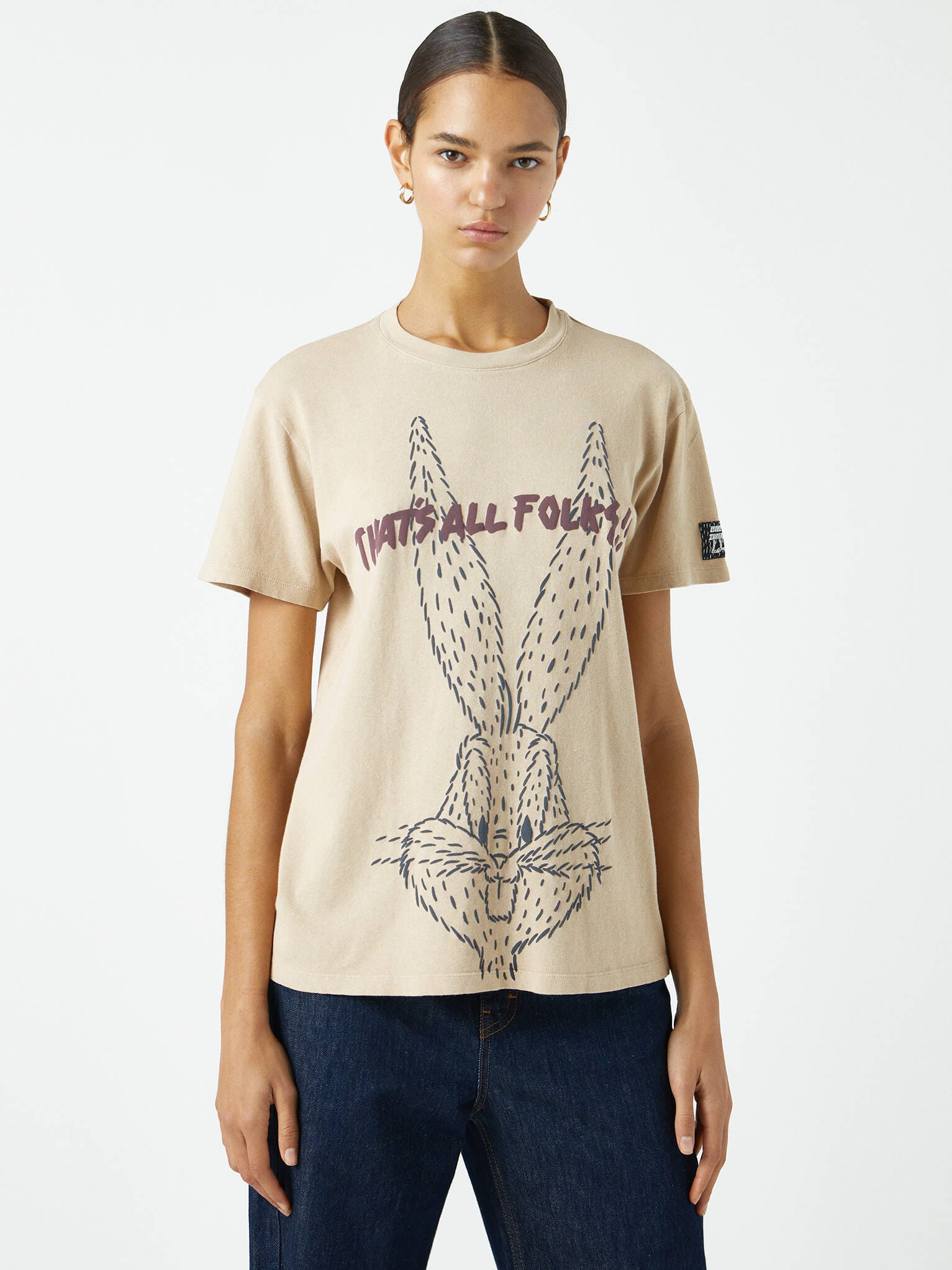 

Футболка Pull & Bear 9249/344/712  Бежевая с принтом, Футболка Pull & Bear 9249/344/712 XS Бежевая с принтом