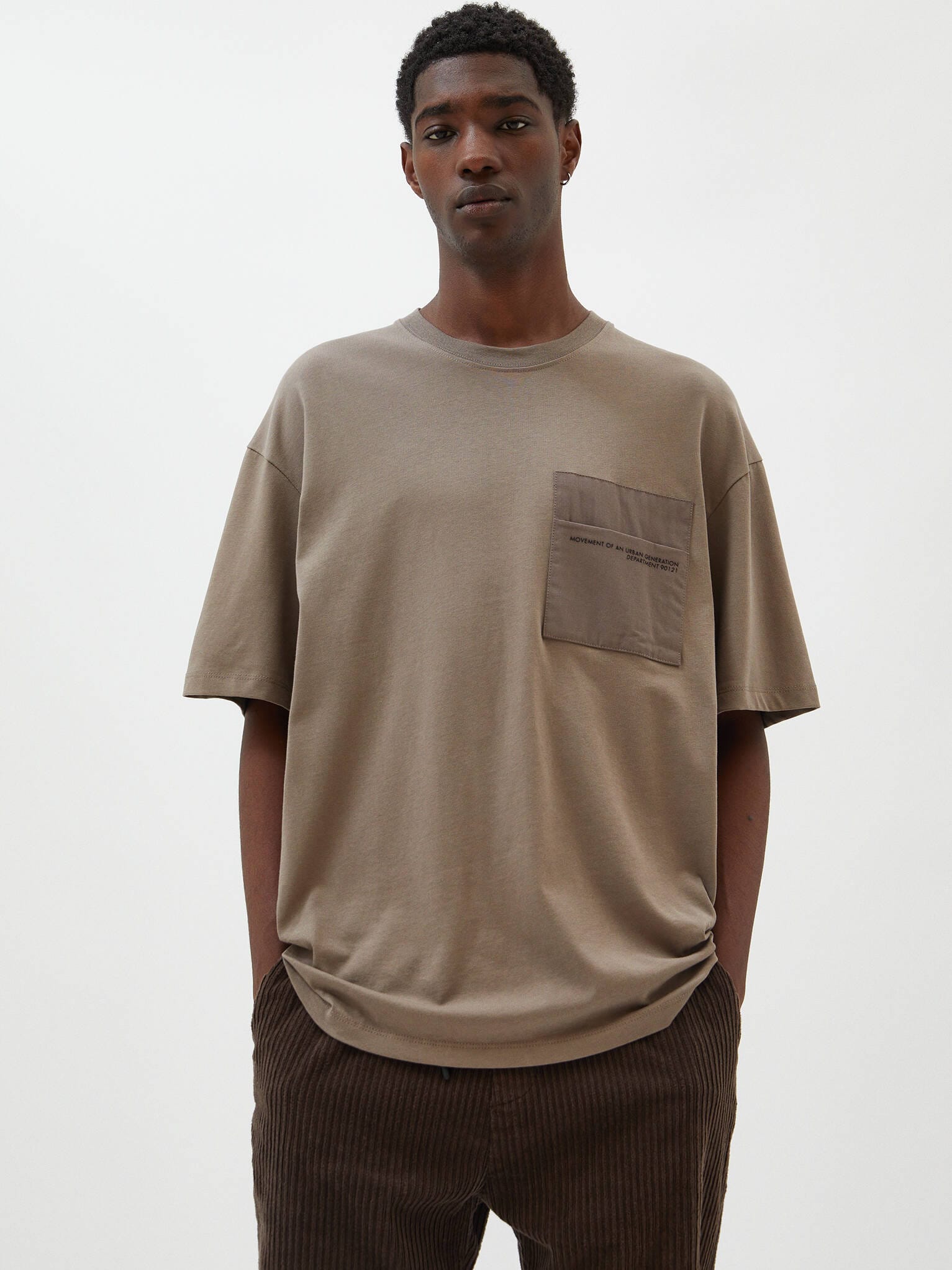 

Футболка Pull & Bear 9249/530/737  Какао, Футболка Pull & Bear 9249/530/737 M Какао