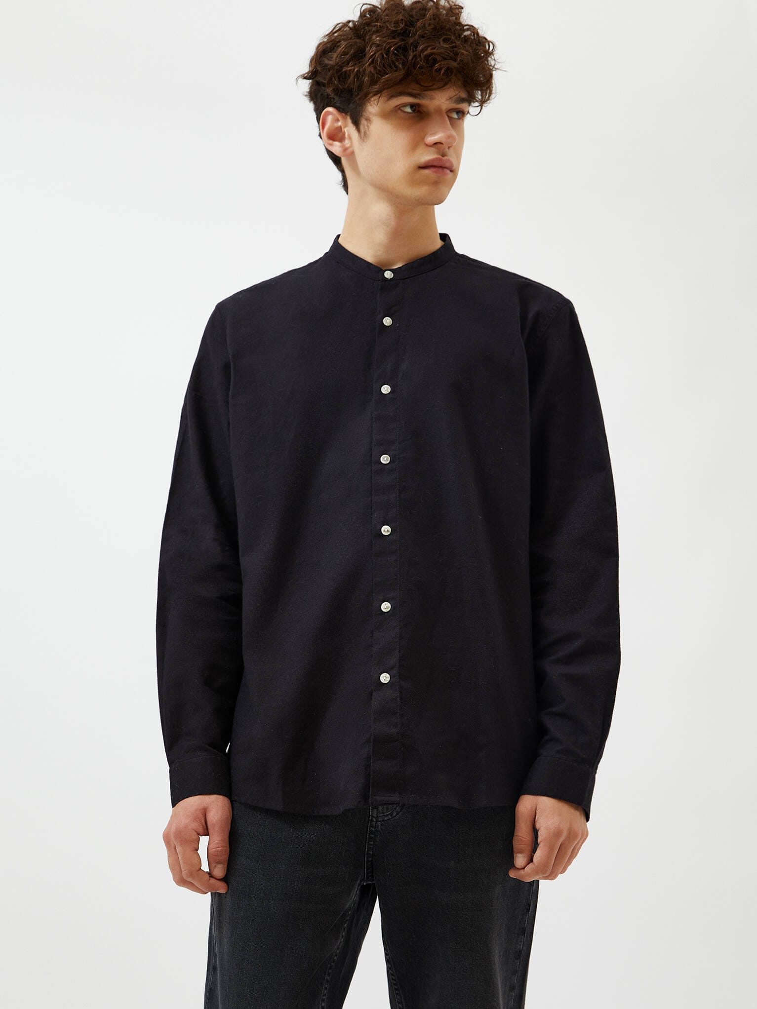 

Рубашка Pull & Bear 9470/527/800 M Черная