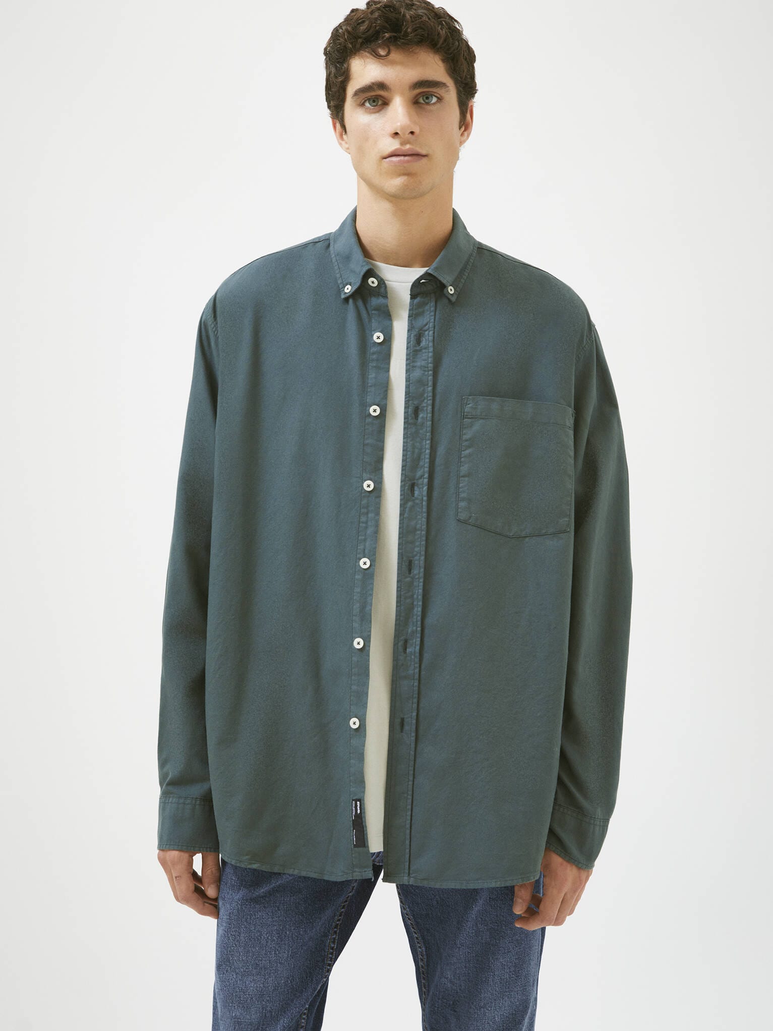 

Рубашка Pull & Bear 9470/528/532 M Хаки