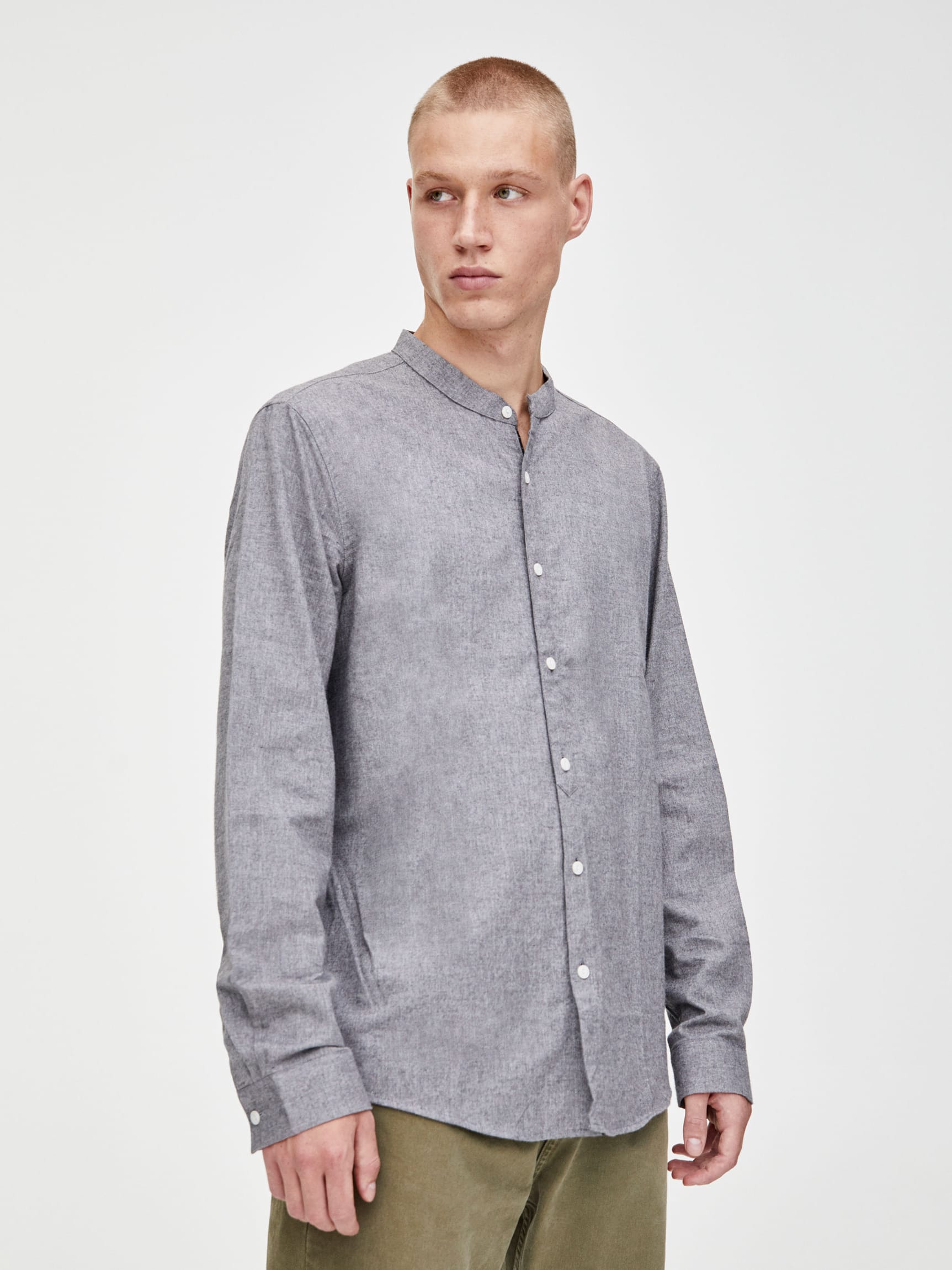 

Рубашка Pull & Bear 9474/535/803 XL Серая