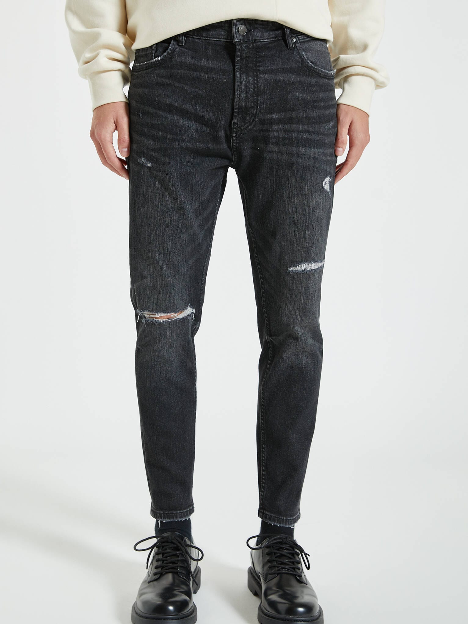 

Джинсы Pull & Bear 9683/559/833  Серые джинс, Джинсы Pull & Bear 9683/559/833 38 Серые джинс