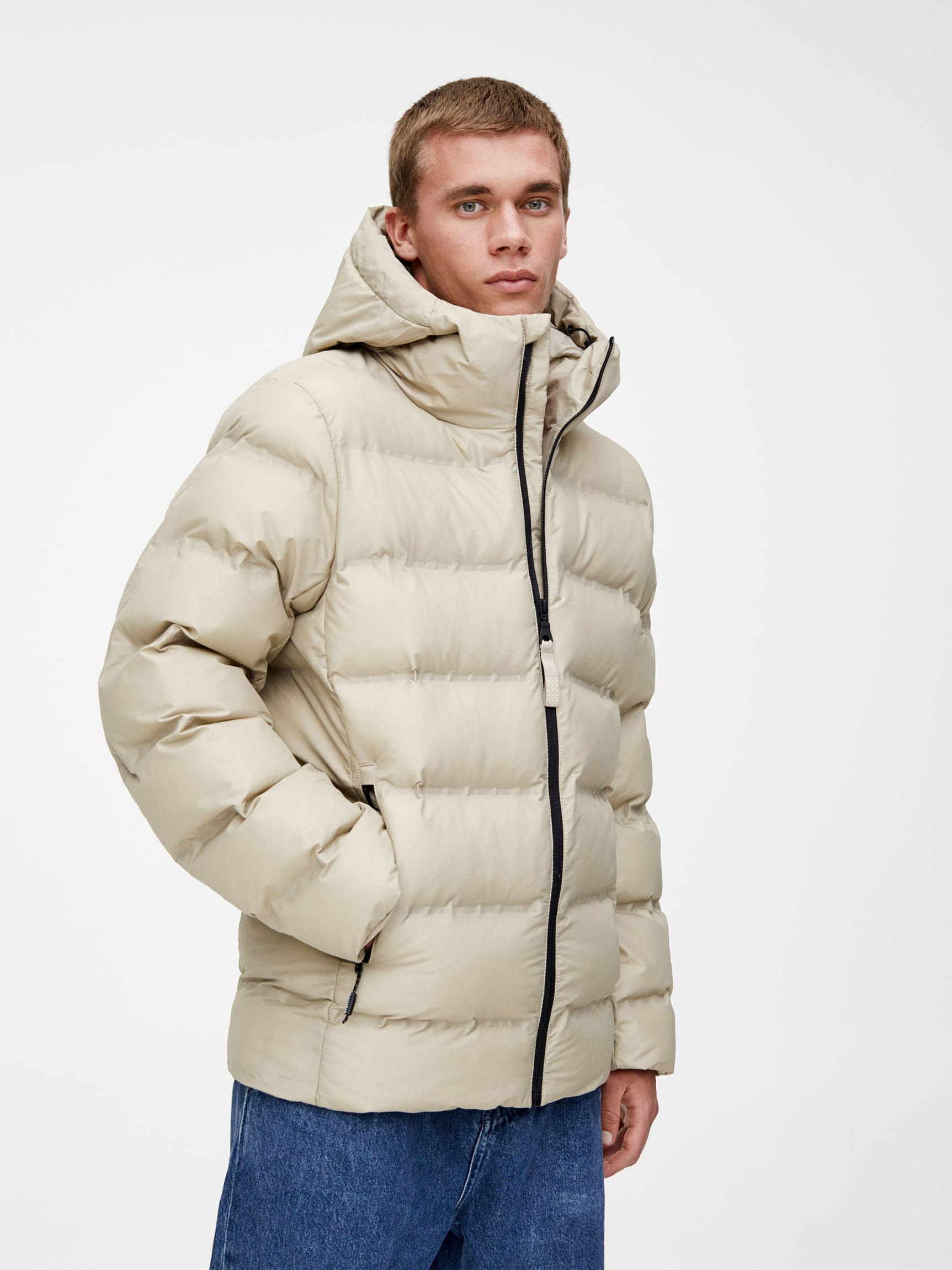 

Куртка Pull & Bear 9714/952/802 XL Бежевая