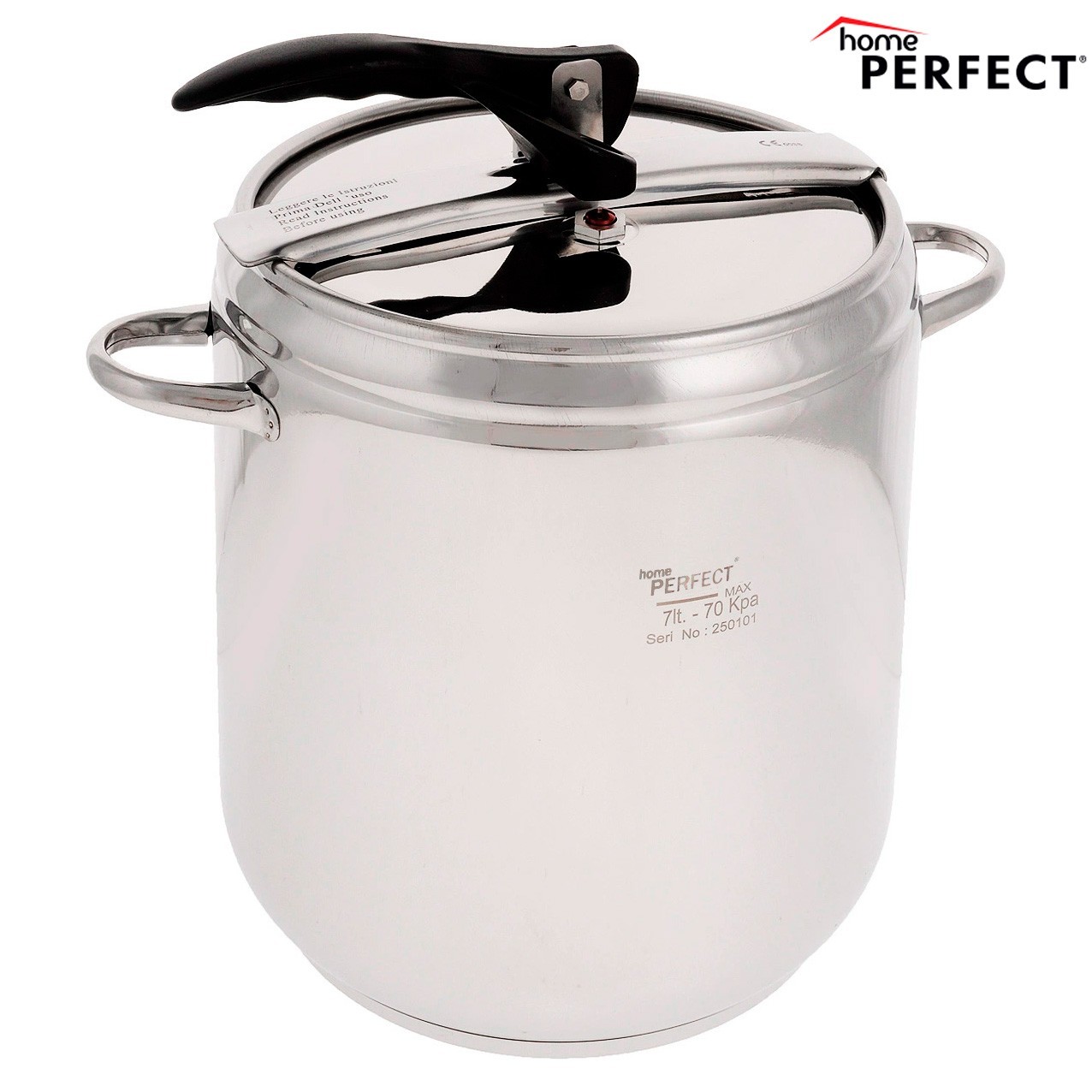 

Кастрюля скороварка Home Perfect Hascevher 7 л нержавеющая сталь с индукцией