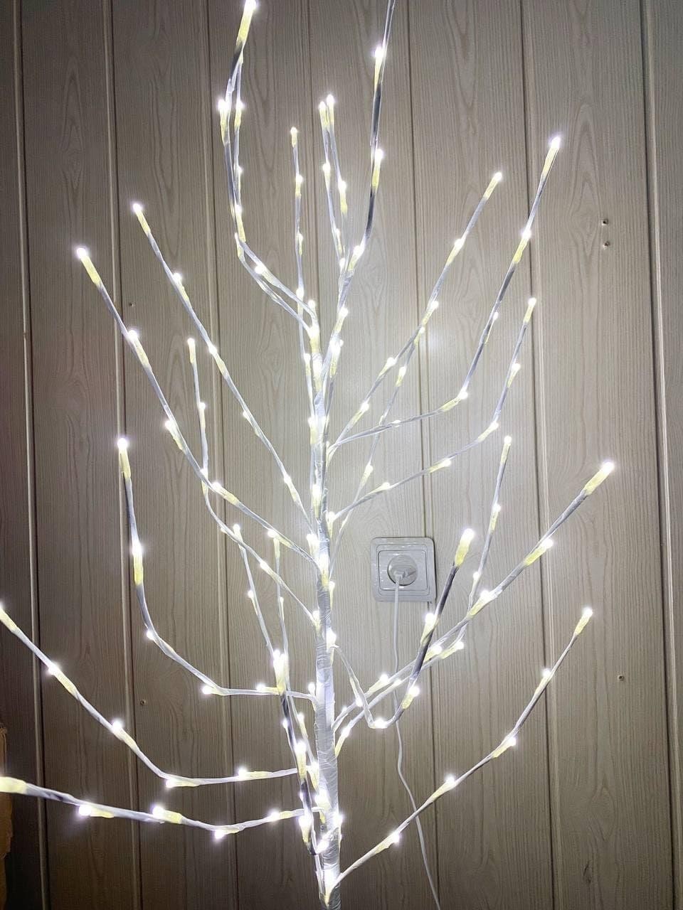 

Ночник дерево 144LED 1,5 м белый ствол NR39 холодный белый